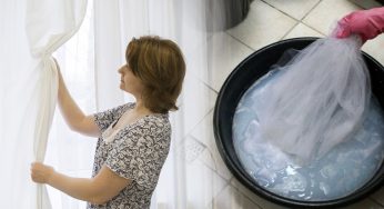 Ефективний розчин, який зробить вашу тюль знову білосніжною. І не потрібно ніякої хімії